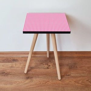 Masuta, Leona, Shp240, 35x42x35 cm, MDF , Roz/Alb imagine