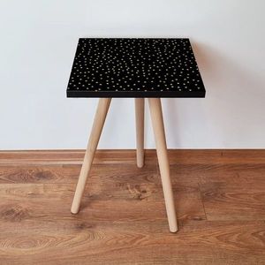 Masuta, Leona, Shp250, 35x42x35 cm, MDF , Negru imagine