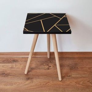 Masuta, Leona, Shp334, 35x42x35 cm, MDF , Negru imagine