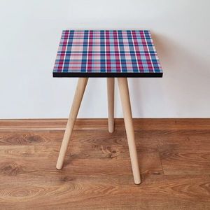 Masuta, Leona, Shp368, 35x42x35 cm, MDF , Bleumarin / Albastru / Roz / Alb imagine