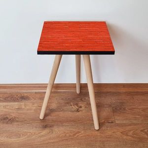 Masuta, Leona, Shp371, 35x42x35 cm, MDF , Rosu imagine
