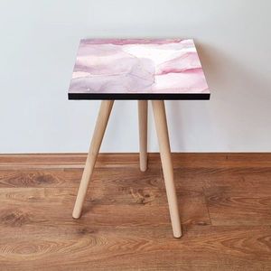 Masuta, Leona, Shp383, 35x42x35 cm, MDF , Roz/Alb imagine