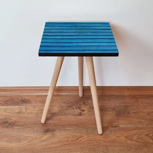 Masuta, Leona, Shp386, 35x42x35 cm, MDF , Albastru imagine