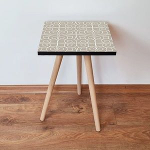 Masuta, Leona, Shp388, 35x42x35 cm, MDF , Bej/Alb imagine