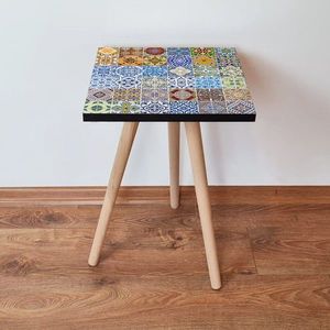 Masuta, Leona, Shp59, 35x42x35 cm, MDF , Multicolor imagine