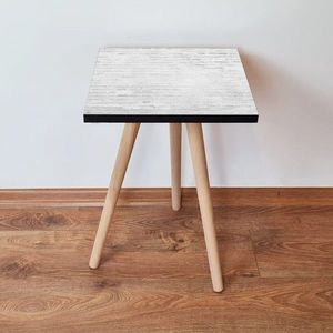 Masuta, Leona, Shp68, 35x42x35 cm, MDF , Alb/Gri imagine