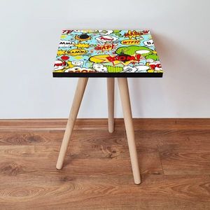 Masuta, Leona, Shp9, 35x42x35 cm, MDF , Multicolor imagine
