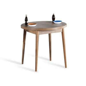 Masa, Beckley, Stil Barok, 90x90x77 cm, PAL, Maro imagine