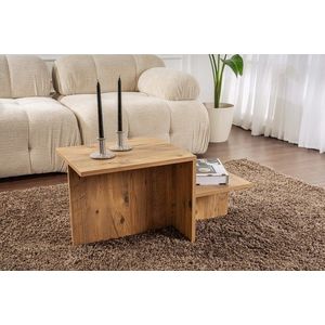 Masuta de cafea, Nordure, Harmony, 80x40x40 cm, PAL, Maro imagine