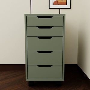 Dulap multifunctional, Miwood, Caisson 1600-78, 40x77 cm, PAL, Verde imagine