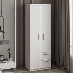 Dulap pentru haine, Inarch, Vespera 2, 60x171 cm, PAL, Alb imagine