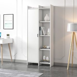Corp biblioteca, Inarch, Offer, 70x180x30 cm, PAL, Alb imagine