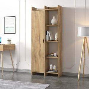 Corp biblioteca, Inarch, Offer, 70x180x30 cm, PAL, Stejar imagine