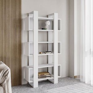 Corp biblioteca, Inarch, Milano, 80x160x28 cm, PAL, Alb imagine
