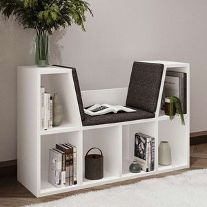Corp biblioteca, Inarch, Livora, 103x63x30 cm, PAL, Alb imagine