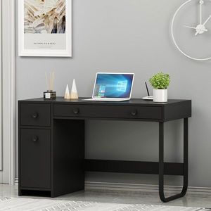 Birou, Inarch, ÇM002 Asil, 120x73 cm, PAL, Negru imagine