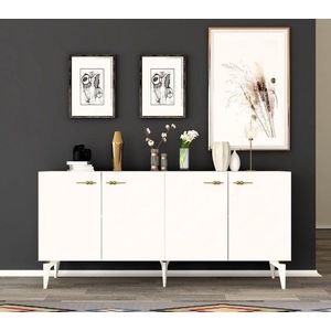 Consola, Olivia, Rüya, 150x79x40 cm, PAL , Alb imagine