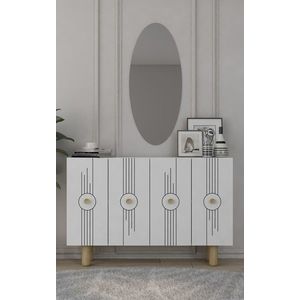 Consola, Olivia, Fraud Bohem KM120, 120x75x29 cm, PAL , Alb imagine