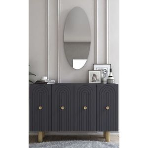 Consola, Olivia, Woise Bohem KM120, 120x75x29 cm, PAL , Antracit imagine