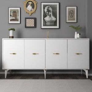 Consola, Olivia, Sinta, 180x82 cm, PAL , Alb imagine