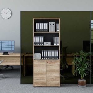 Corp biblioteca, Adore, Nkt-552-Tt-1, 72x187x34 cm, PAL, Nuc deschis imagine