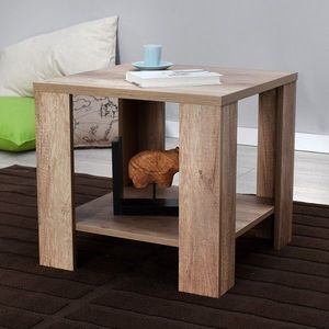 Masuta de cafea, Adore, Shp-550-Tt-1, 50x48x50 cm, PAL, Grej imagine