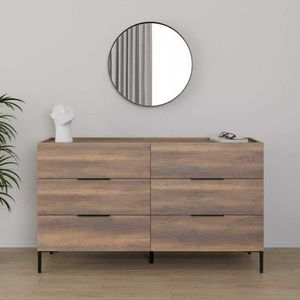 Dulap, Adore, Sfn-1760-Oo-1, 140x81x44 cm, PAL, Maro imagine