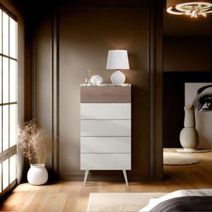 Dulap, Adore, Milano 5, 60x121x44 cm, PAL, Bej imagine