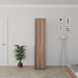 Dulap pentru haine, Adore, Grd-1710-Oo-1, 45x210x55 cm, PAL, Maro imagine