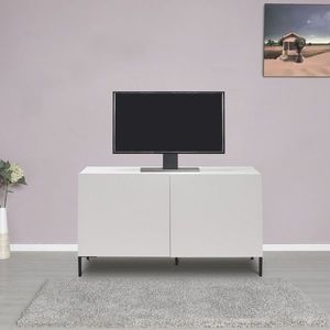 Comoda TV, Adore, Tvc-722-Dd-1, 120x70x43 cm, PAL, Alb diamant imagine