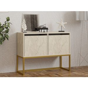 Consola, Asse Home, Zermat, 90x70x34 cm, PAL, Travertin imagine