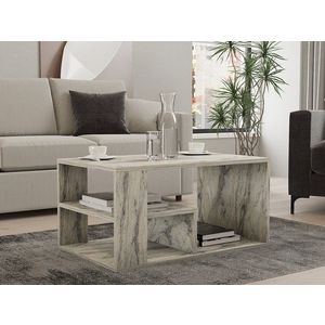Masuta de cafea, Asse Home, Eros, 80x40x50 cm, PAL, Marmura Freesia imagine