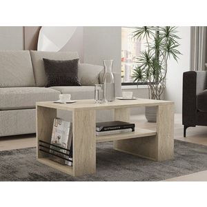 Masuta de cafea, Asse Home, Iris, 80x40x50 cm, PAL , Travertin imagine