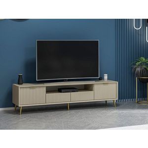 Comoda TV, Minerva, Luxe, 180x45x35 cm, PAL, Gresie imagine