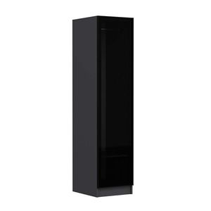 Dulap pentru haine, Minerva, Minar Kale, 45x190x52 cm, PAL, Antracit / Fume imagine