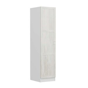 Dulap pentru haine, Minerva, Minar Kale, 45x210x52 cm, PAL, Alb imagine