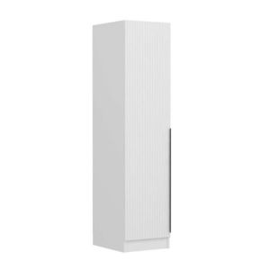 Dulap pentru haine, Minerva, Minar Kale, 45x210x52 cm, PAL, Alb imagine
