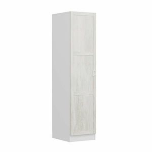 Dulap pentru haine, Minerva, Minar Kale, 45x210x52 cm, PAL, Alb imagine