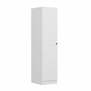 Dulap pentru haine, Minerva, Minar Kale, 45x210x52 cm, PAL, Alb imagine