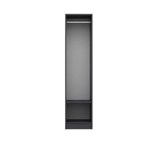 Dulap pentru haine, Minerva, M4001, 45x210x52 cm, PAL, Antracit imagine