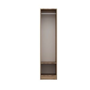Dulap pentru haine, Minerva, M3001, 45x210x52 cm, PAL, Maro imagine
