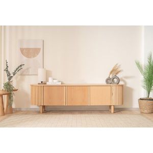 Comoda TV, Alfa Design, Lugias, 180x50x40 cm, MDF , Fag imagine