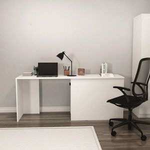 Birou, Arnetti, Akser, 180x73 cm, PAL, Alb imagine