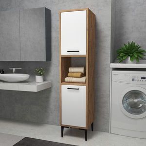 Dulap multifunctional, Arnetti, Daminol, 35x153 cm, PAL, Pin Atlantic / Alb imagine