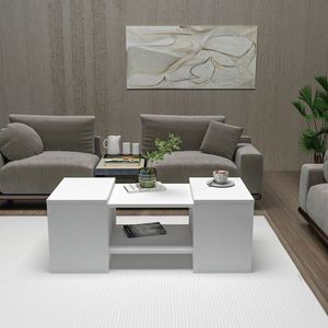 Set masute de cafea, Arnetti, Sartos, PAL, Alb imagine