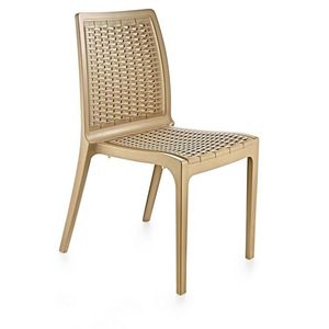 Scaun, Okko, Rattan, 57x85x46 cm, Polipropilena, Bej desert imagine