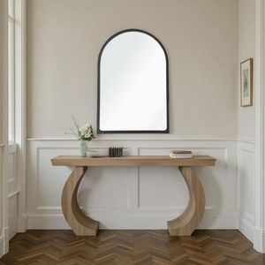 Oglinda decorativa, Lumisfera, Opal 30 x 45, 30x45 cm, MDF, Negru imagine