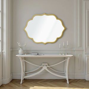 Oglinda decorativa, Lumisfera, Velvet 50 x 70, 50x70 cm, MDF, Auriu imagine
