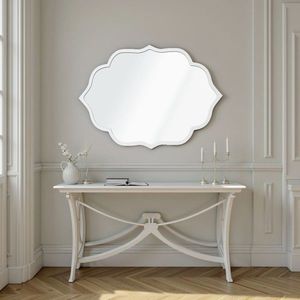 Oglinda decorativa, Lumisfera, Velvet 50 x 70, 50x70 cm, MDF, Alb imagine