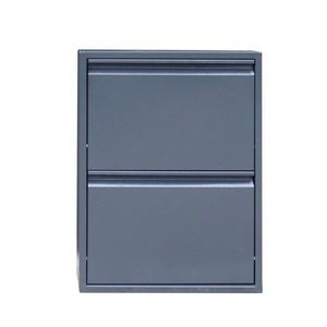 Pantofar, Shelvoria, Js1034, 50x70x15 cm, Otel, Gri deschis imagine
